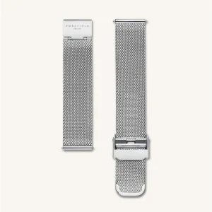 Silbernes Mesh-Armband